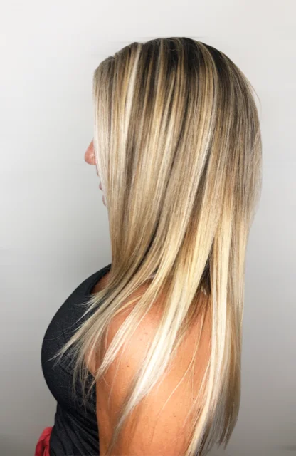 Hair and Makeup by Nereida Highlights and Coloring Image