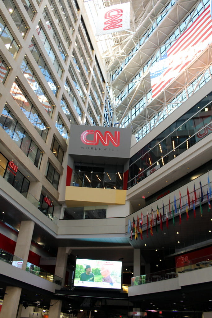 CNN outdoor view of the building