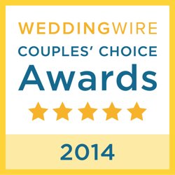 Wedding Wire award badge for 2014