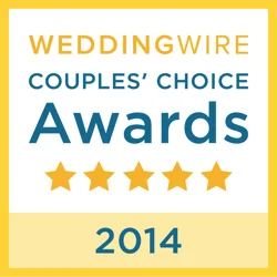 Wedding Wire award badge for 2014